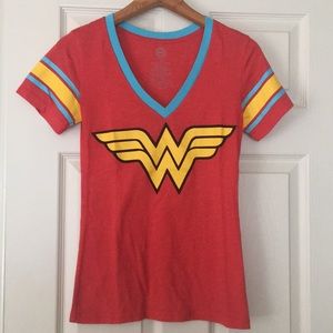 DC Comics Wonder Woman V Neck Tee